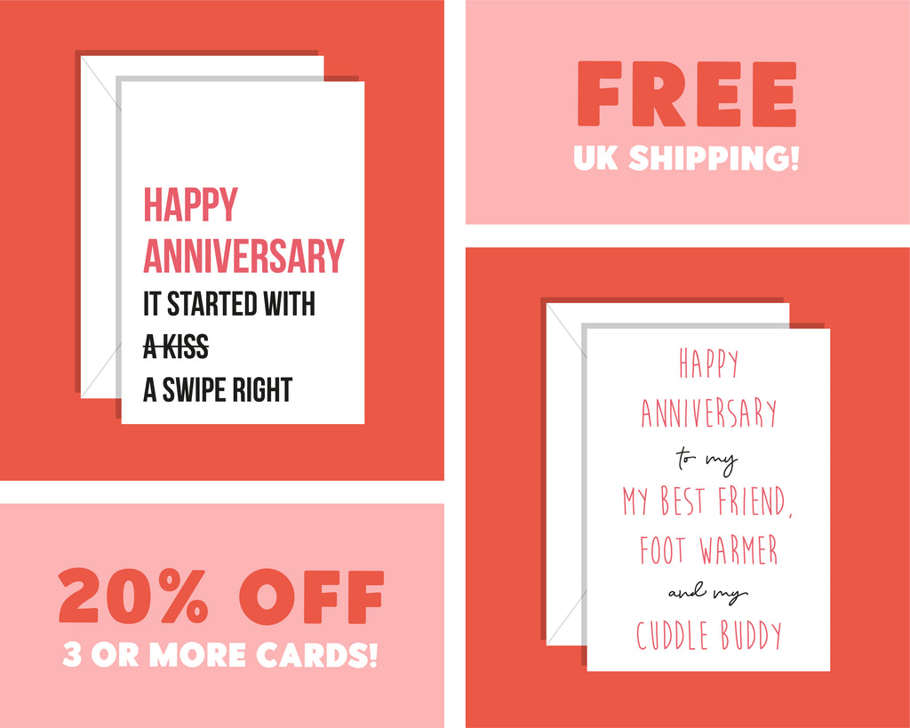 It Started With A One Night Stand, Funny Anniversary Card