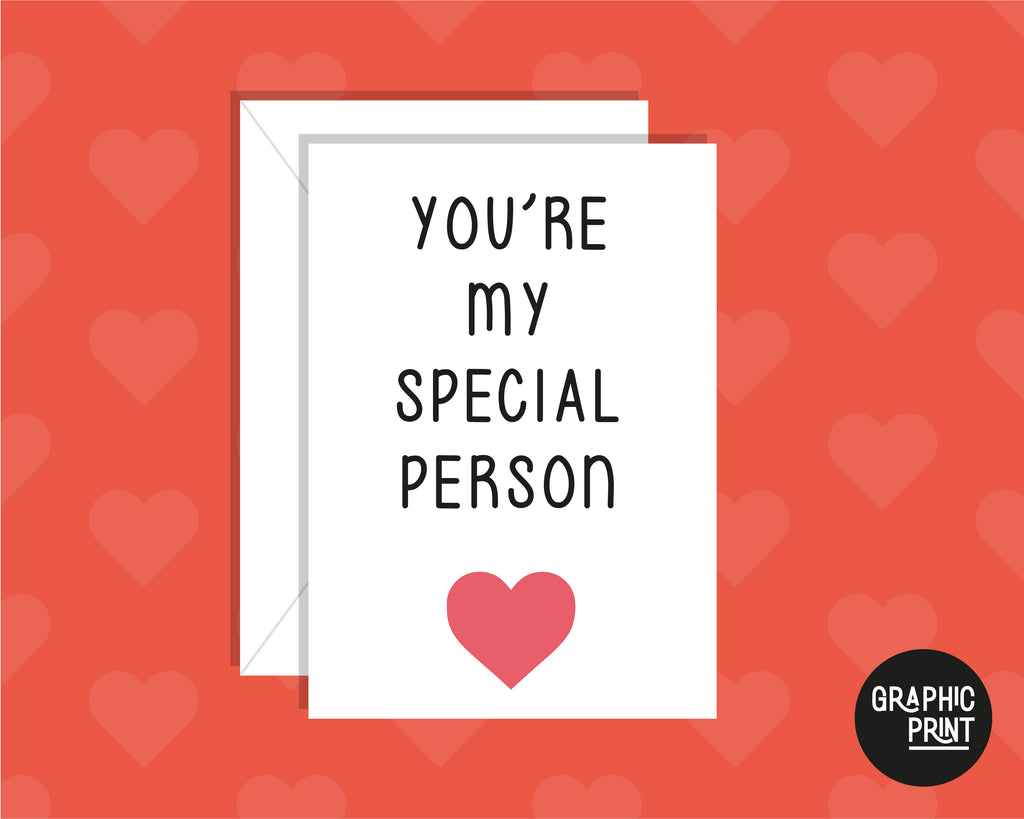 You're My Special Person, Funny Anniversary Card
