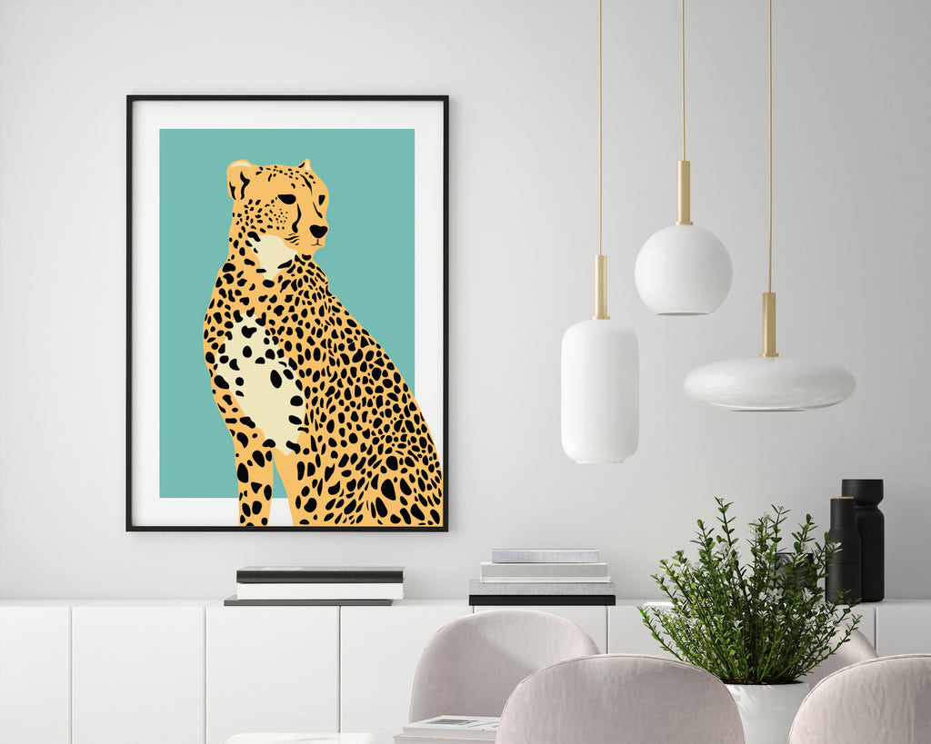Cheetah Wall Art Print