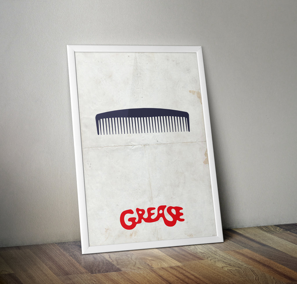 Grease Wall Art Film Movie Poster
