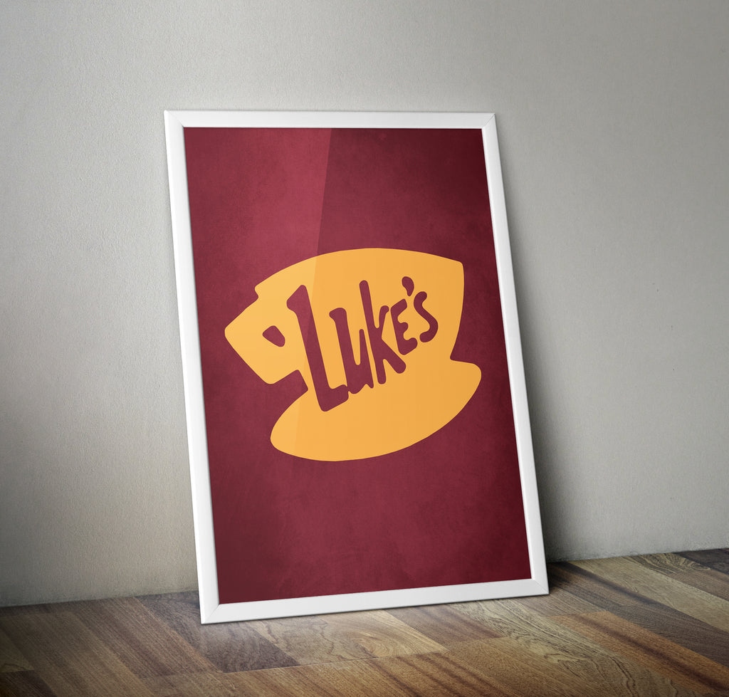 Gilmore Girls Lukes Coffee Cup TV Show Poster