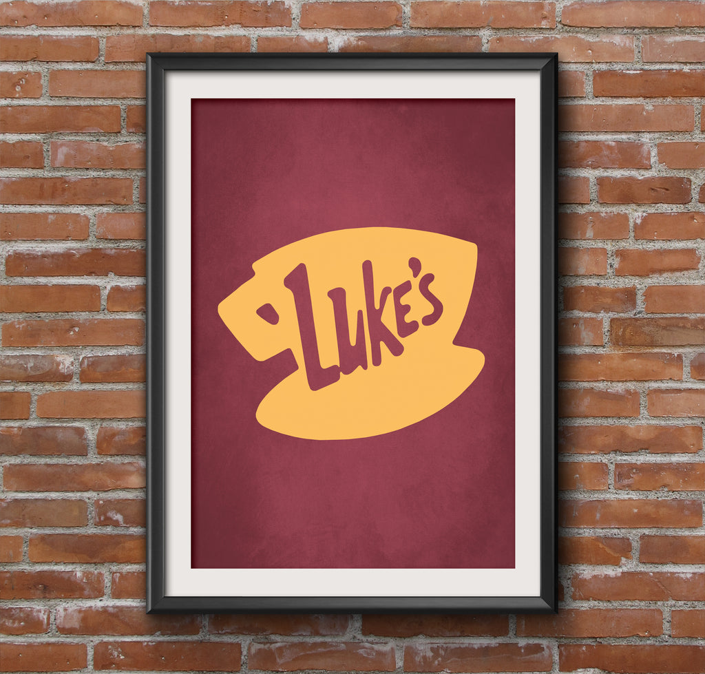 Gilmore Girls Lukes Coffee Cup TV Show Poster