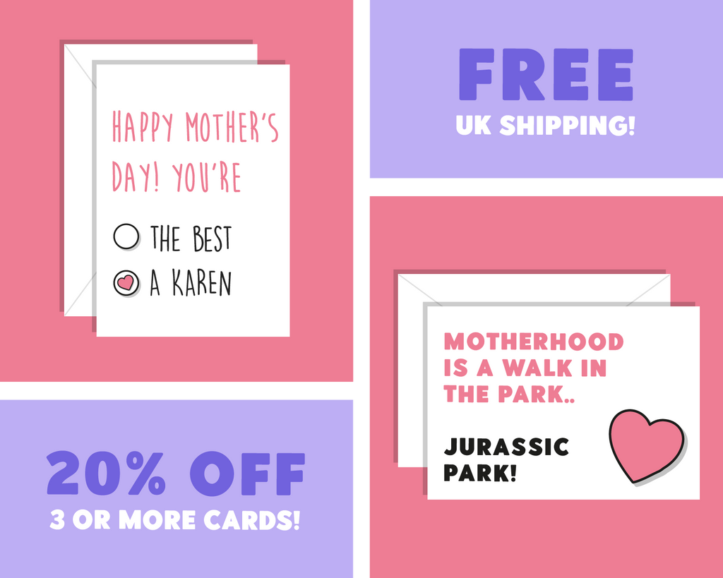 Motherhood Is A Walk In The Park... Jurassic Park! Happy Mother’s Day Card