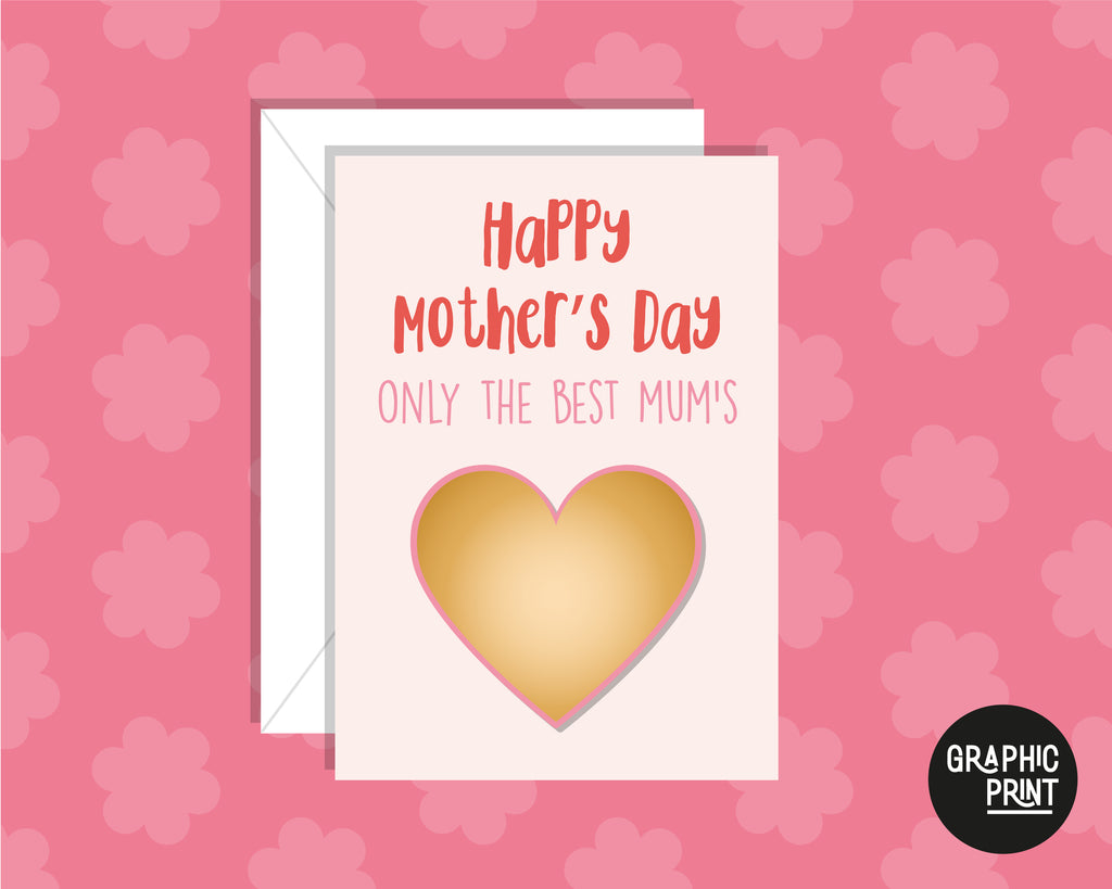 Mother's Day Scratch To Reveal Card, Promoted To Grandma Mother’s Day Card