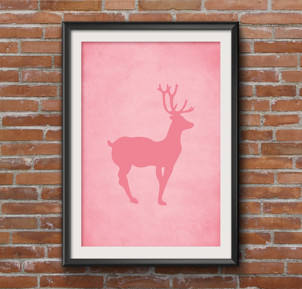 The Grand Budapest Hotel Stag Wes Anderson Film Movie Poster