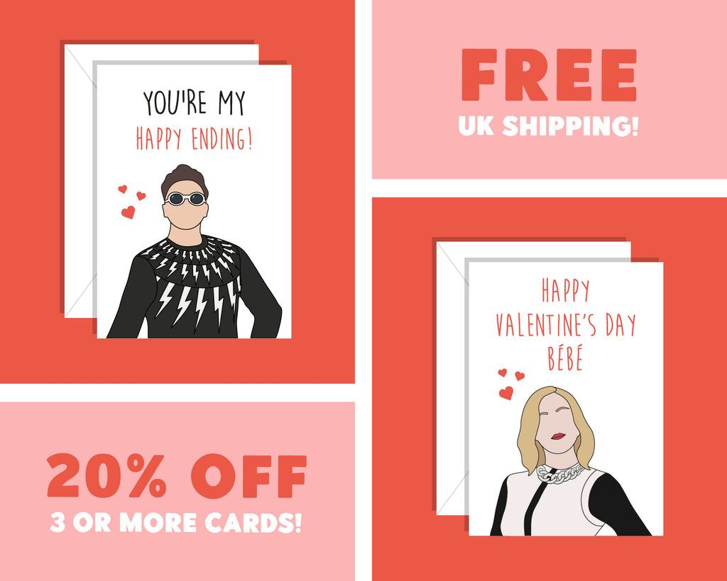 You're My Happy Ending Valentine's Day, David Schitt's Creek Valentines Day CardYou're My Happy Ending Anniversary, David Schitt's Creek Anniversary Card