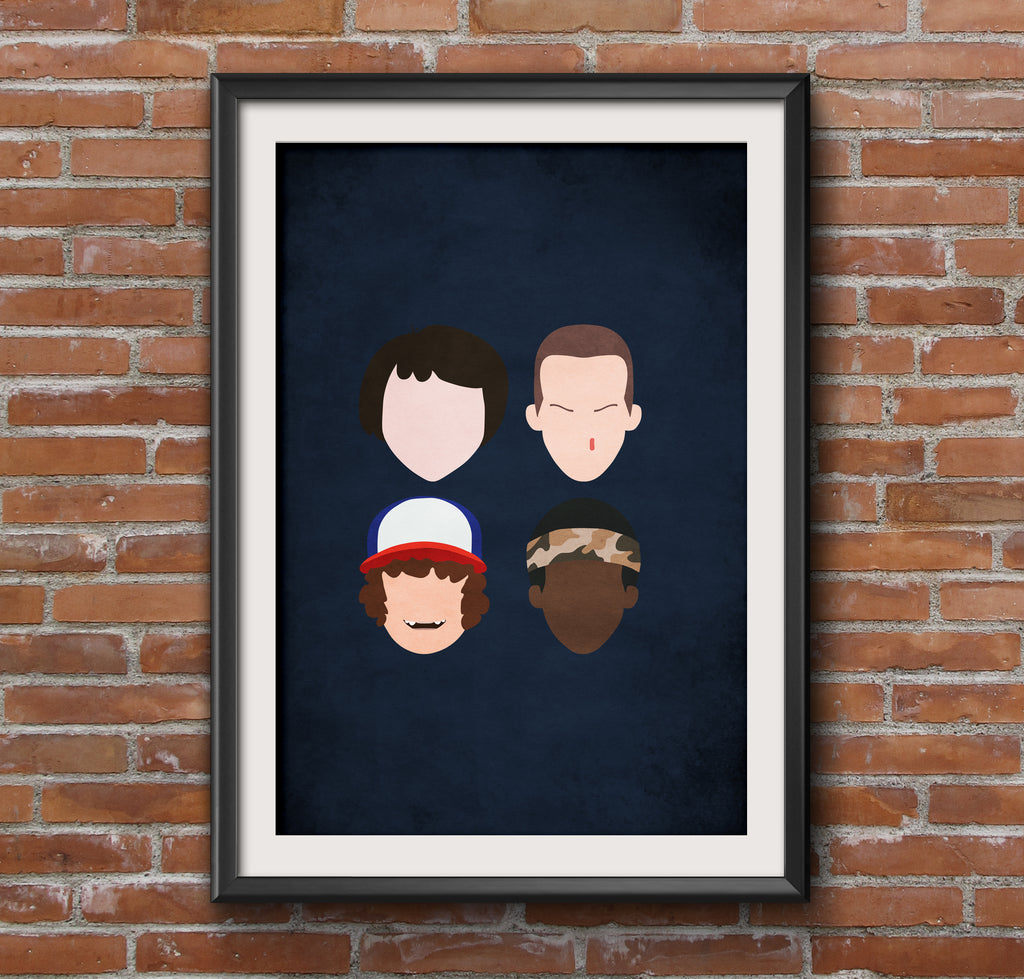 Stranger Things Characters TV Show Poster